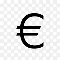欧式标志剪贴画-欧元