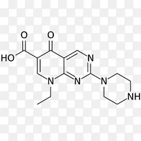 吡哌酸氟喹诺酮类分子吡咯烷酸