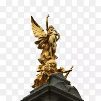 白金汉宫雕像，维多利亚纪念馆，伦敦萨默斯特的胜利