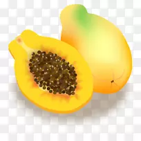 番木瓜热带水果食品-木瓜