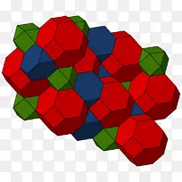 立方蜂窝四面体-八面体蜂窝截断八面体立方体