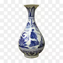 陶瓷青花陶钴蓝花瓶