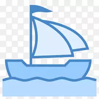 帆船计算机图标.帆船标志