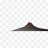 死火山画桌面壁纸-火山