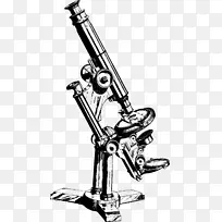 显微镜绘图夹艺术显微镜