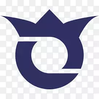 紫色新月形标志紫罗兰-紫色