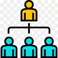 组织结构图组织结构计算机图标人类组织