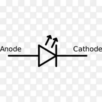 电子符号发光二极管电路图