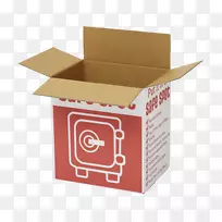 搬运机箱包装和标签自储纸盒