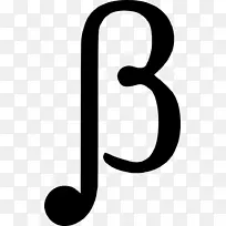 贝塔数学希腊字母-婚礼字体