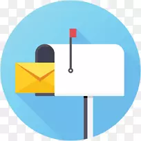 纸质邮件计算机图标-电子邮件