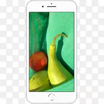 iPhone 8加上彩色苹果色域显示设备-高清亮光无花果。