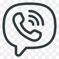 社交媒体符号电脑图标Viber-Viber