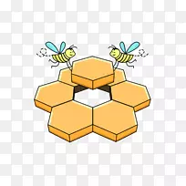蜂巢养蜂礼品卡-蜂箱
