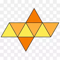 八面体网柏拉图式立体几何多面体
