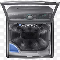 洗衣机洗衣房家用电器.洗衣片