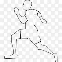 跑步慢跑剪贴画运动员概述