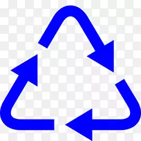 回收符号塑料袋回收代码塑料回收.回收图标