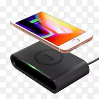 电池充电器iphone x iphone 8加上qi感应充电-智能手机