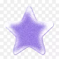 明星紫创新紫罗兰剪贴画-紫星