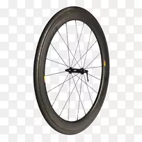 自行车车轮轮辋.径向射线