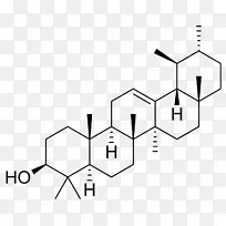 烯酮齐墩果酸三萜熊果酸甘草酸