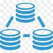 面向服务的企业服务总线计算机图标面向服务的体系结构数据库系统聚合