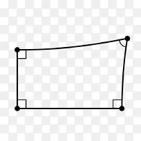 兰伯特四边形非几何平行公设-四边形