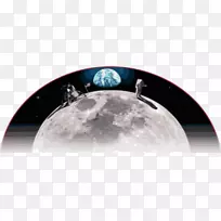 月球地球天文物体剪贴画-月亮