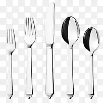 餐具叉纯银不锈钢叉