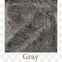 纺织品假毛皮枕头动物产品.灰色纹理