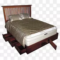 床架家具床垫木精致简约
