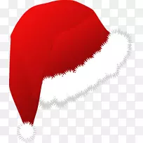 圣诞老人圣诞套装帽子夹艺术圣诞帽图片材料