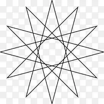 星形多边形规则多边形星形多边形几何