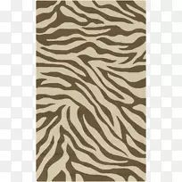 地毯动物印花斑马纺织品室棕色图案