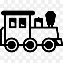 铁路运输有轨电车客车机车卡通列车