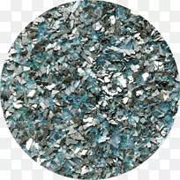 地毯Moooi提尔色蓝玻璃碎片