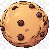 巧克力片饼干巧克力布朗尼饼干松饼卡通片