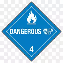 危险品标牌纸可燃性和易燃性危险品