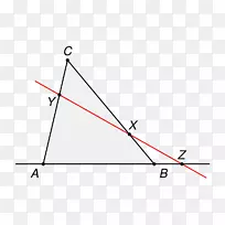 梅内劳斯定理三角形点无线创造性三角形扣