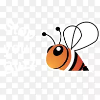 昆虫蜜蜂蝴蝶授粉器-清醒