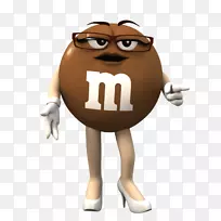 M&M的糖果火星，包括椒盐卷饼巧克力-夫人。