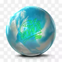 保龄球风暴热带气旋-蓝色球