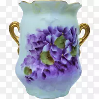 花瓶陶瓷陶罐手绘花卉装饰