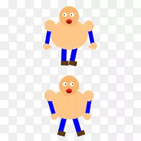 人类行为动画剪贴画-迁移