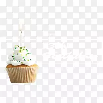 蛋糕松饼奶油甜-创意生日