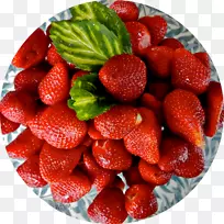 草莓天然食品装饰超级食品生肉菜
