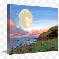 粉刷自然画框入口天空plc-海景