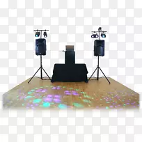 DJ照明移动式圆盘骑师音响系统-dj套装