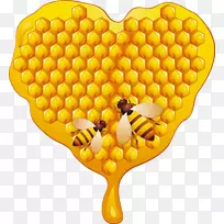 蜜蜂蜂巢-蜂蜜